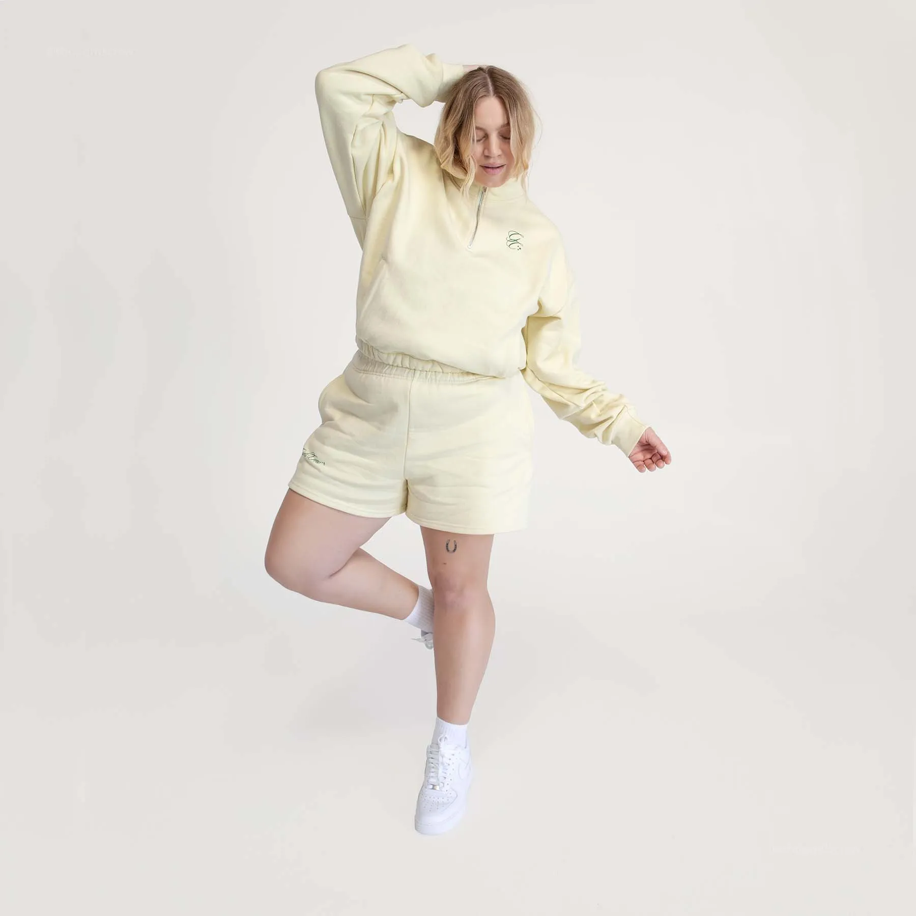 Creamy Vanilla Half-Zip Sweatshirt