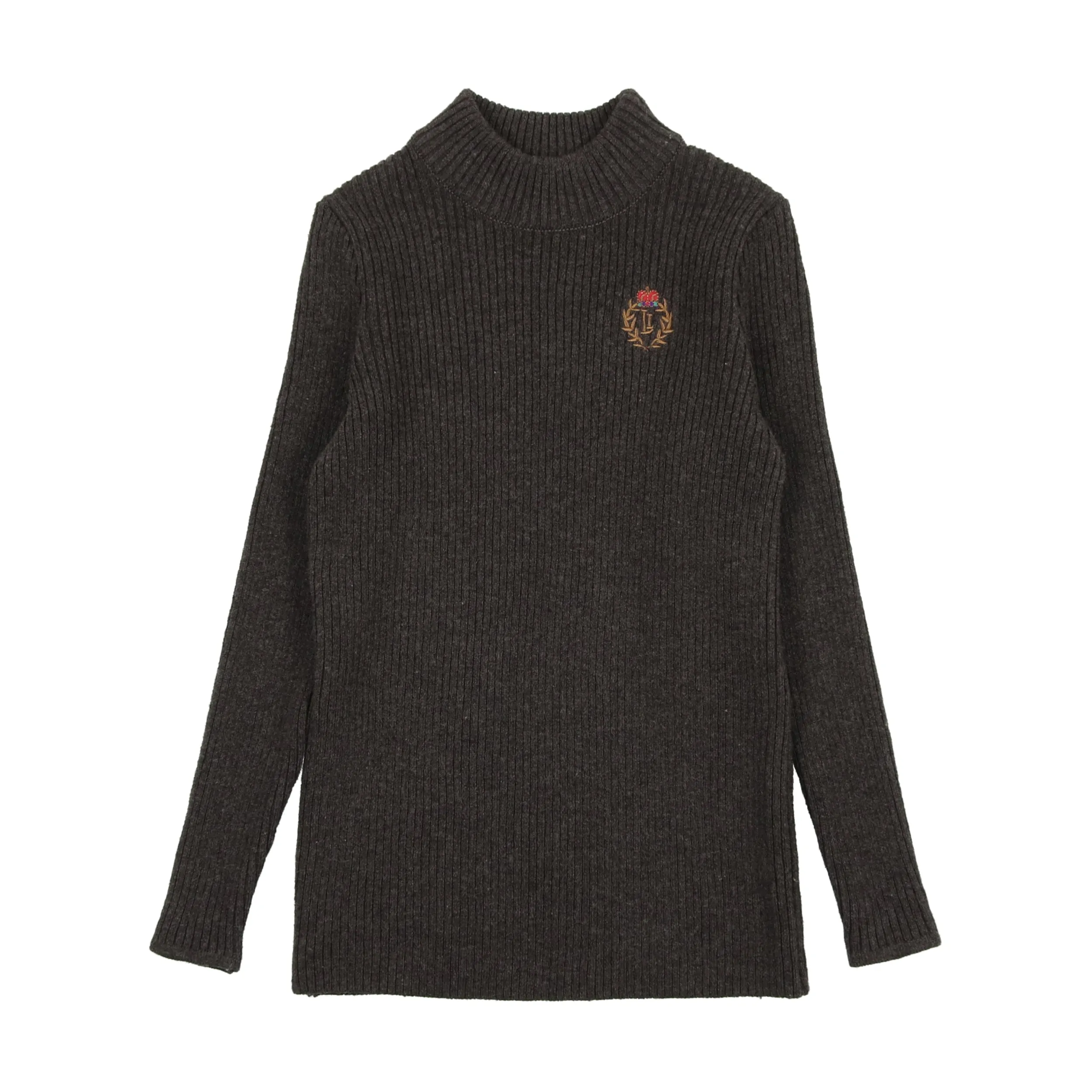 Crest Knit Mockneck