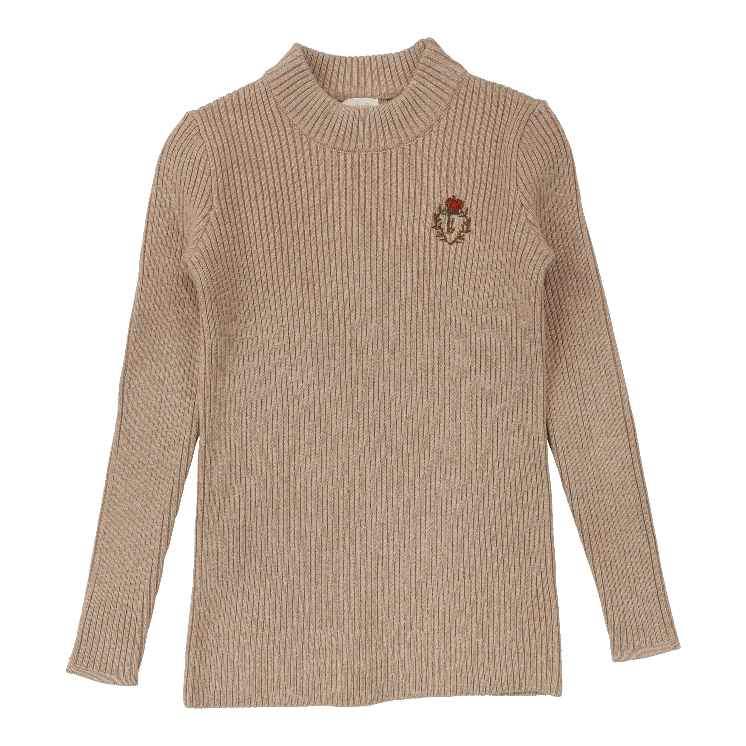 Crest Knit Mockneck