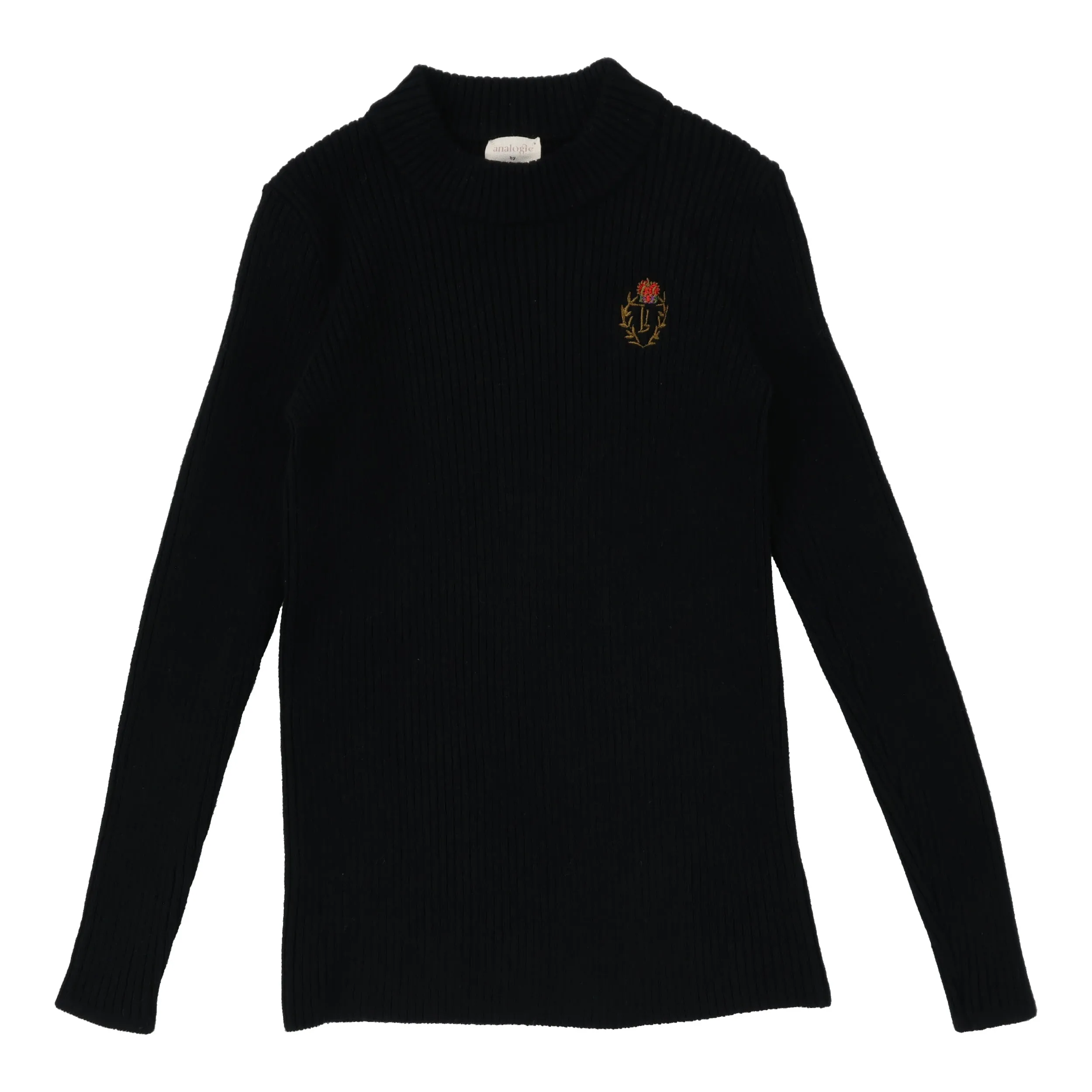 Crest Knit Mockneck