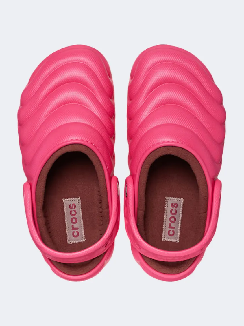 Crocs Classic Lined Overpuff Unisex Lifestyle Slippers Dragon Fruit