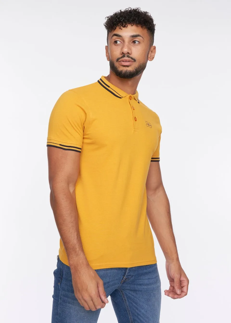 Crosshatch Yellow  Kermlax Polo