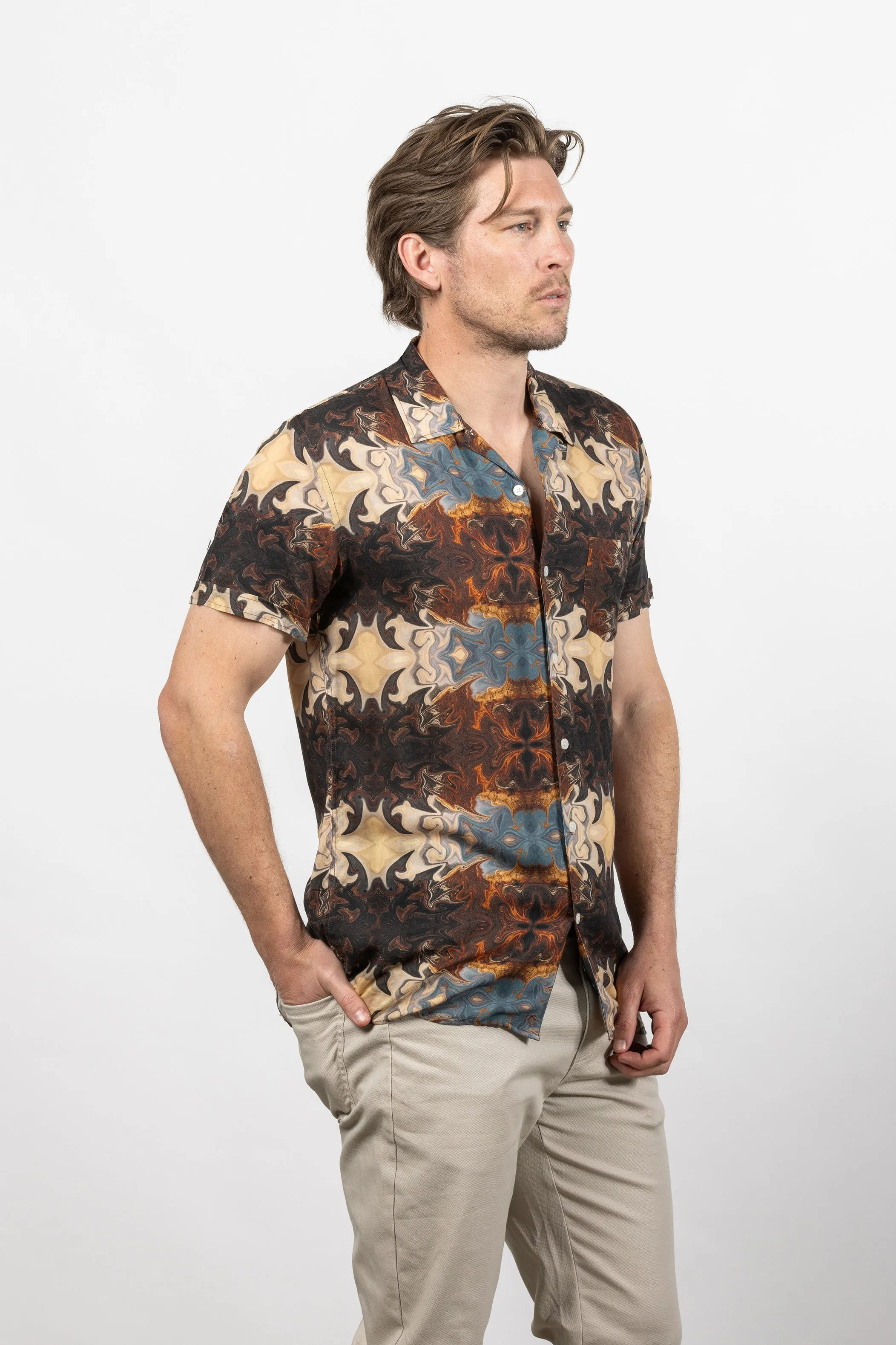 Cutler & Co Dale Shirt Stormy Seas