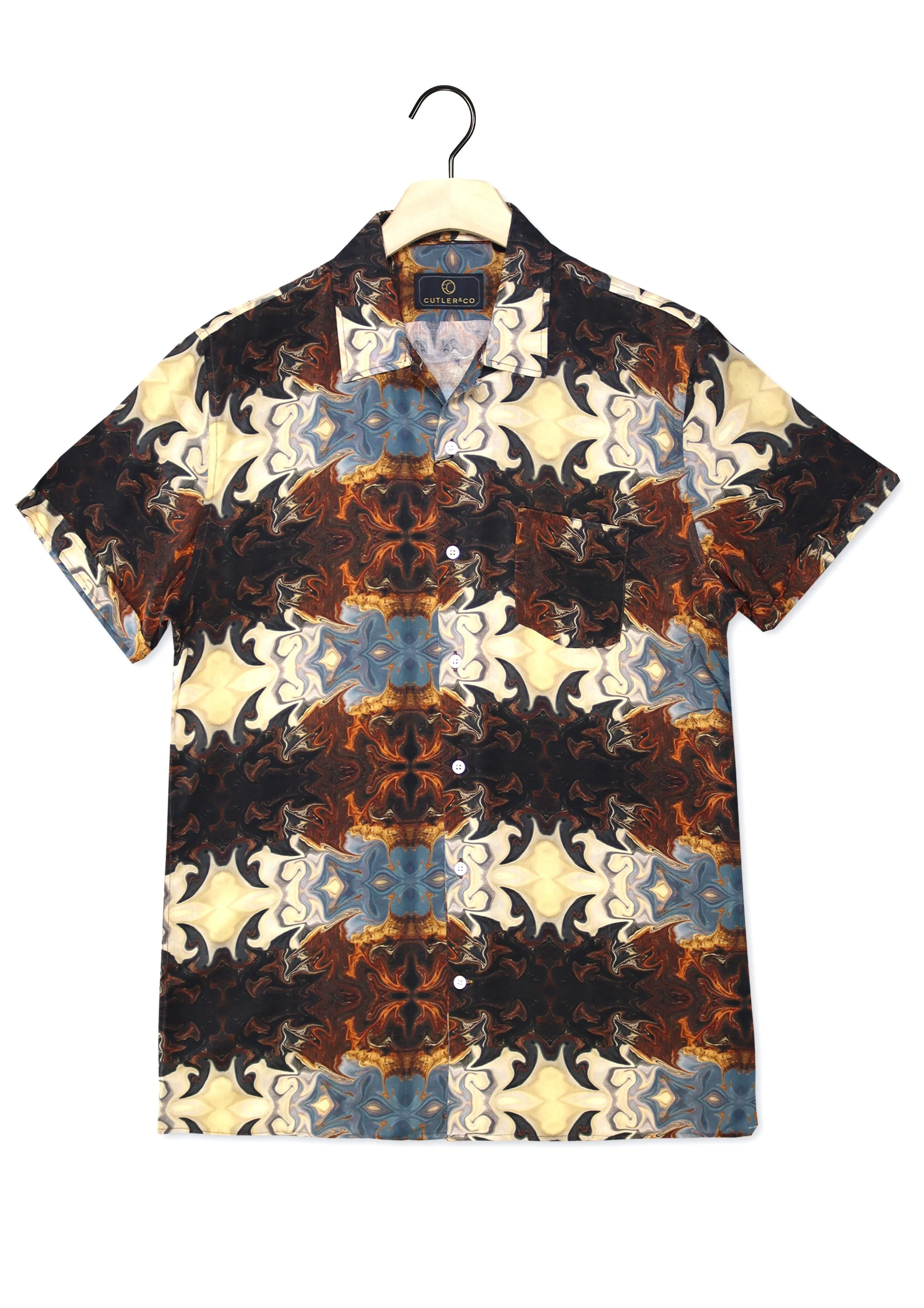 Cutler & Co Dale Shirt Stormy Seas