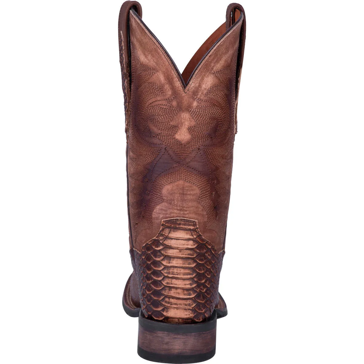 Dan Post Ka Western Pull On Brown Leather Boots Men DP4526