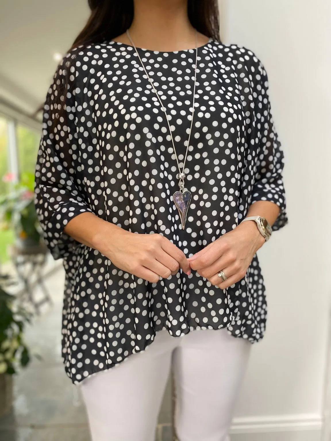 Della Polka Dot Blouse