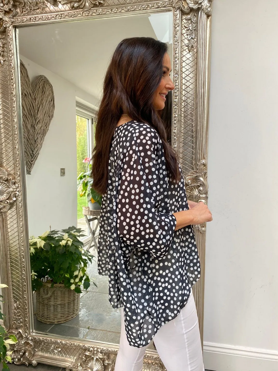 Della Polka Dot Blouse