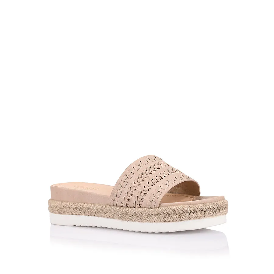 Denver Footbed Slides - Blush