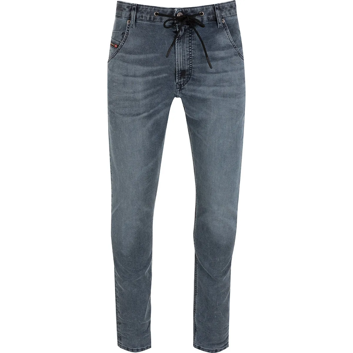 DIESEL Drawstring Mid Rise Tapered Jeans