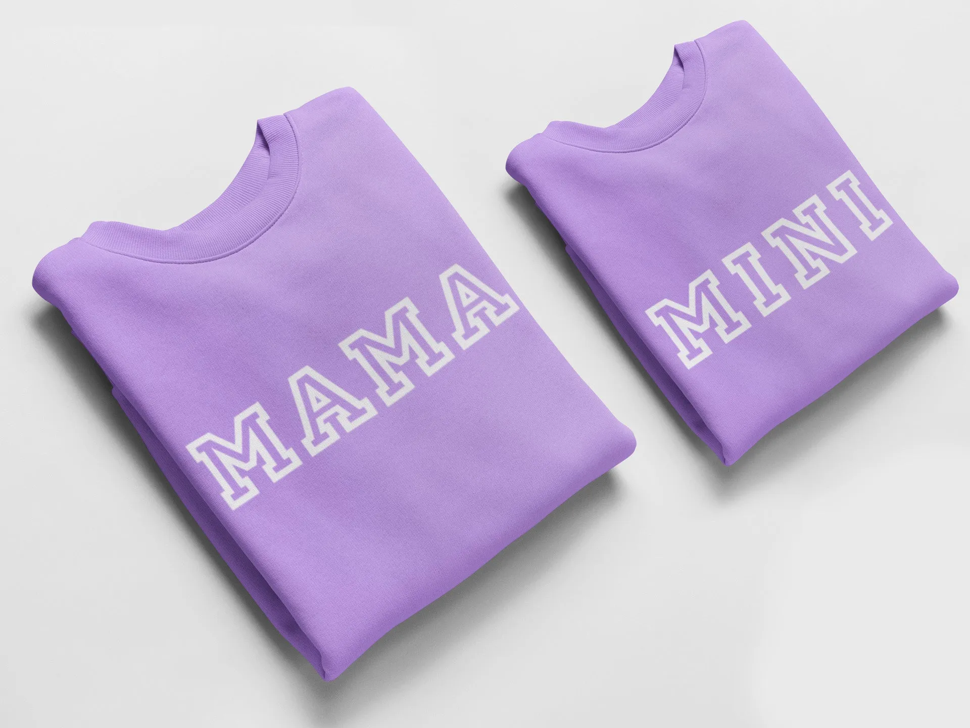 Digital Lavender  Mama and Mini Jumpers, Matching Jumpers Mother's Day Gift Mummy Birthday Gift