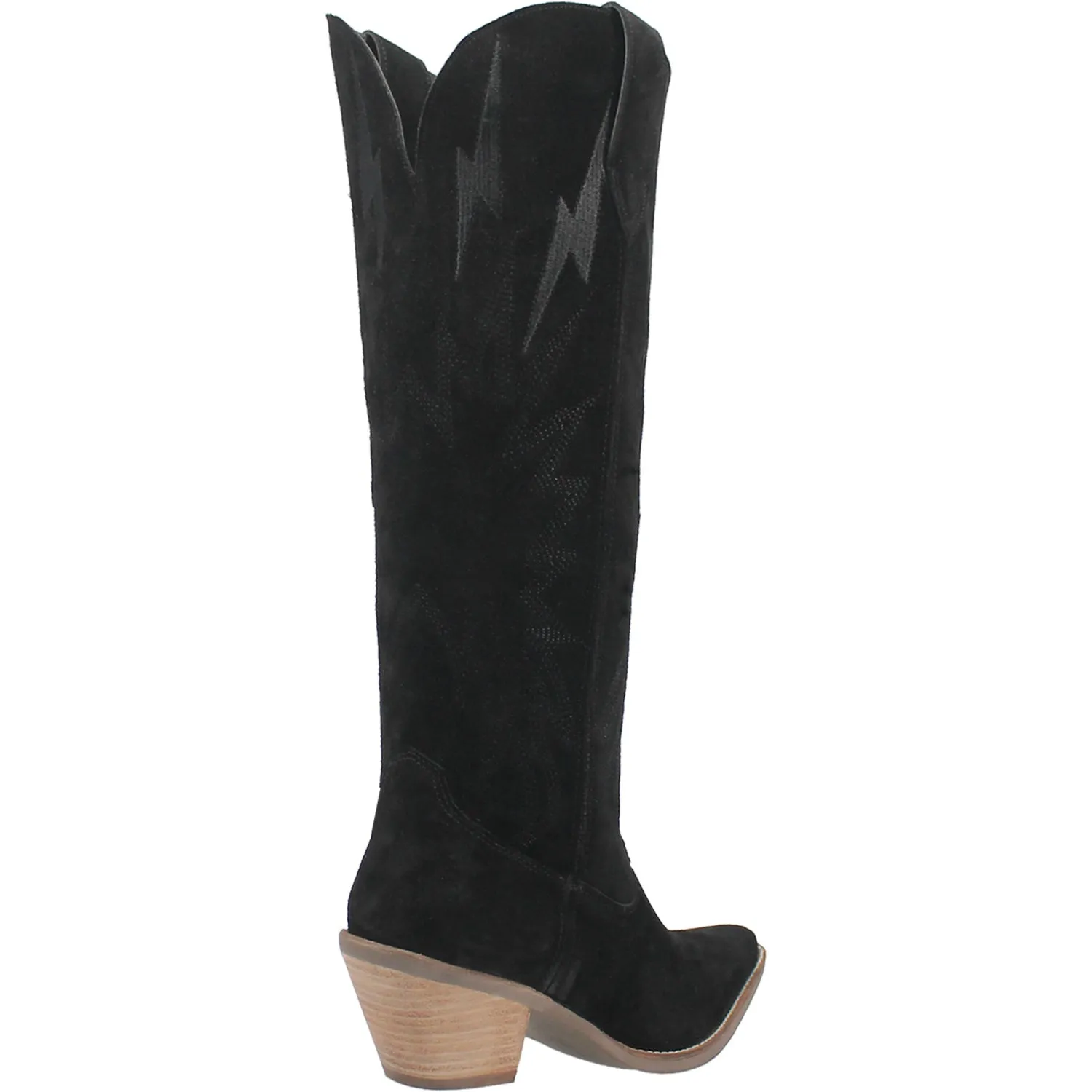 Dingo Thunder Road Black Suede Women's Fashion Boots