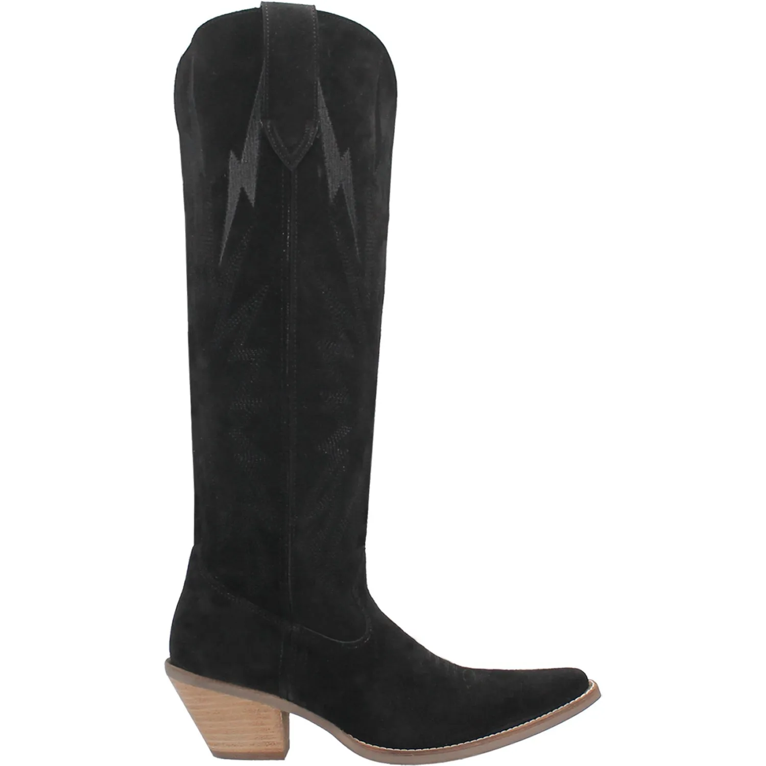 Dingo Thunder Road Black Suede Women's Fashion Boots