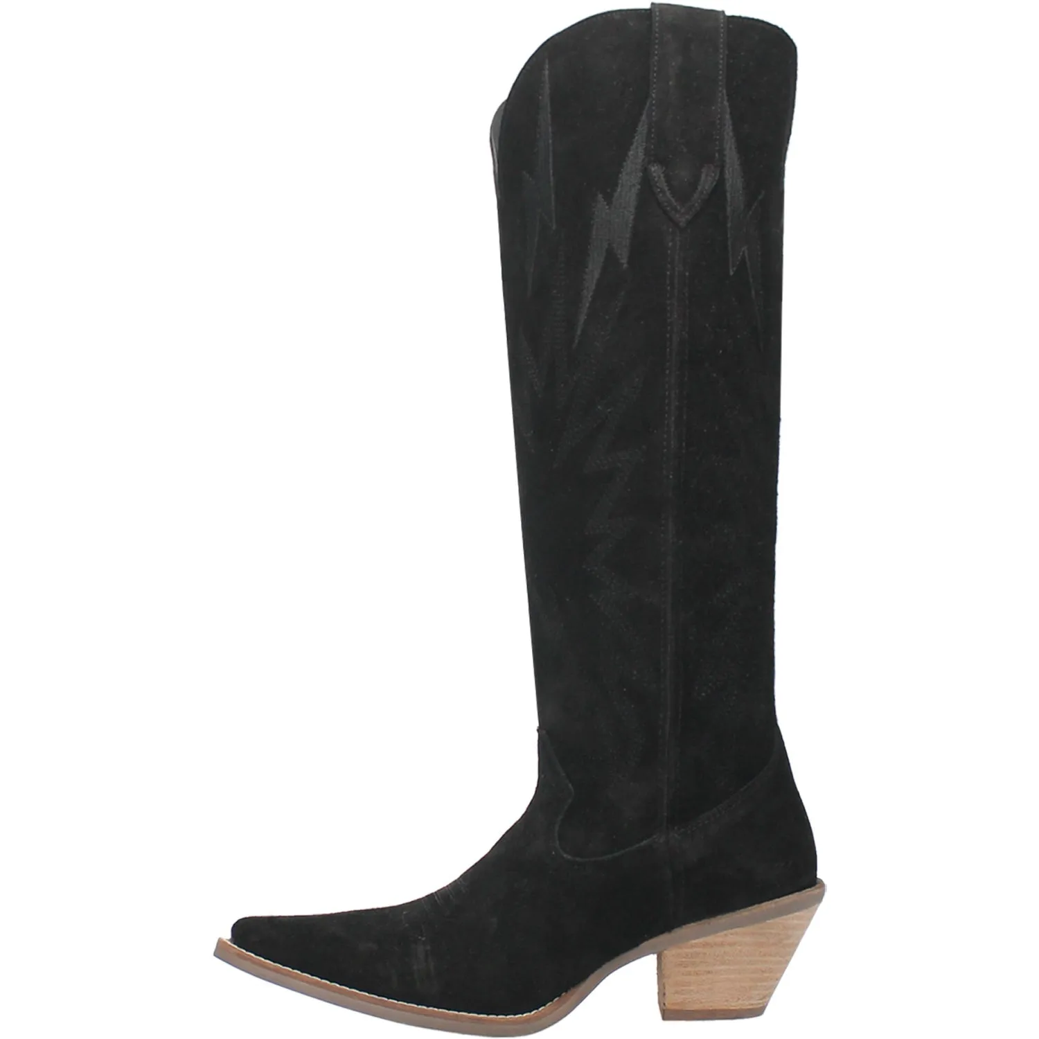 Dingo Thunder Road Black Suede Women's Fashion Boots