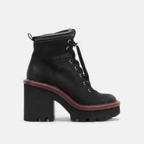 Black Nubuck Domme Boots