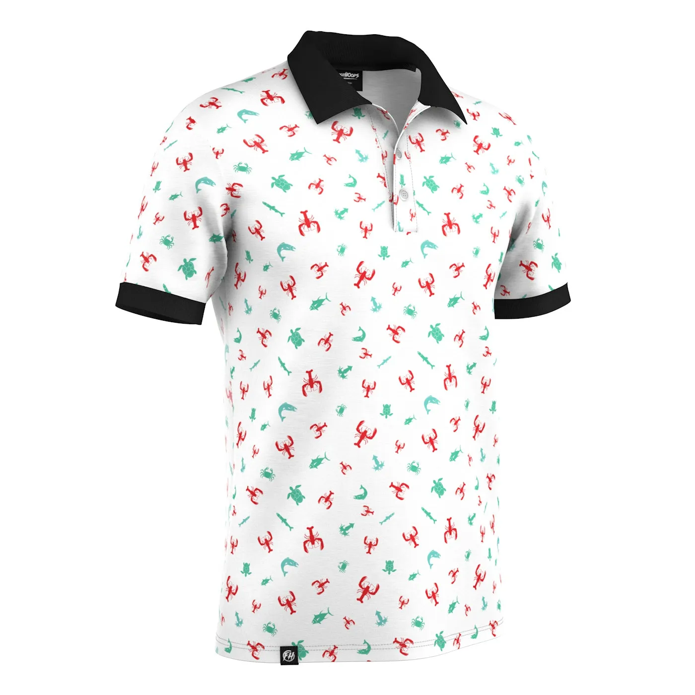 Doodle Lobster Polo Shirt