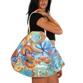 Dragon Microfiber Bag by Vibes Borsa.