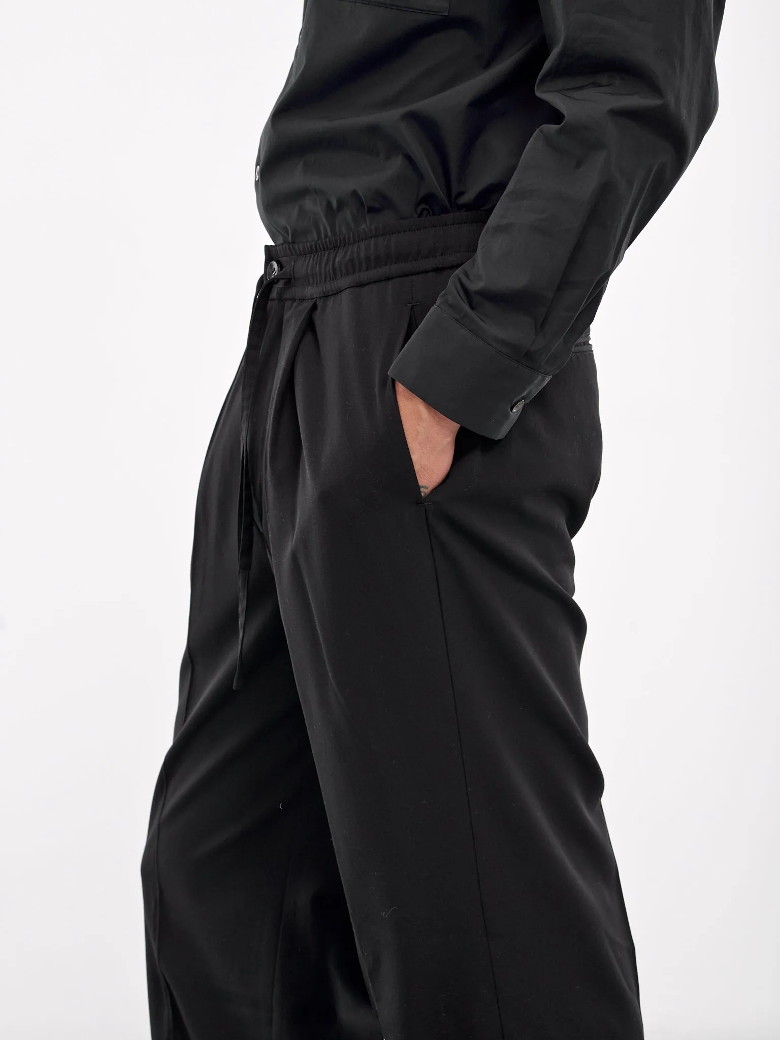 Drawstring Trousers (AP42-025-BLACK)