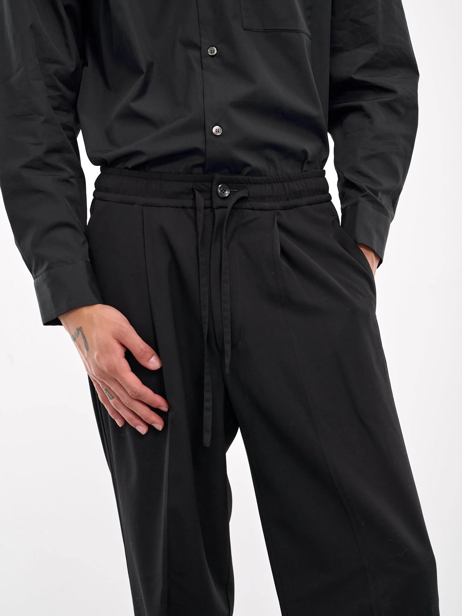 Drawstring Trousers (AP42-025-BLACK)