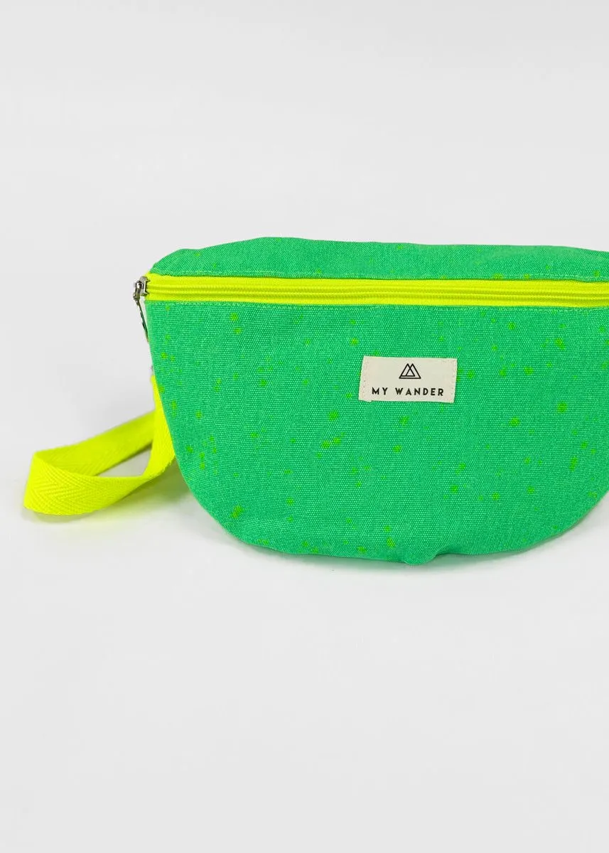 Drops Green Shoulder Bag Fanny Pack