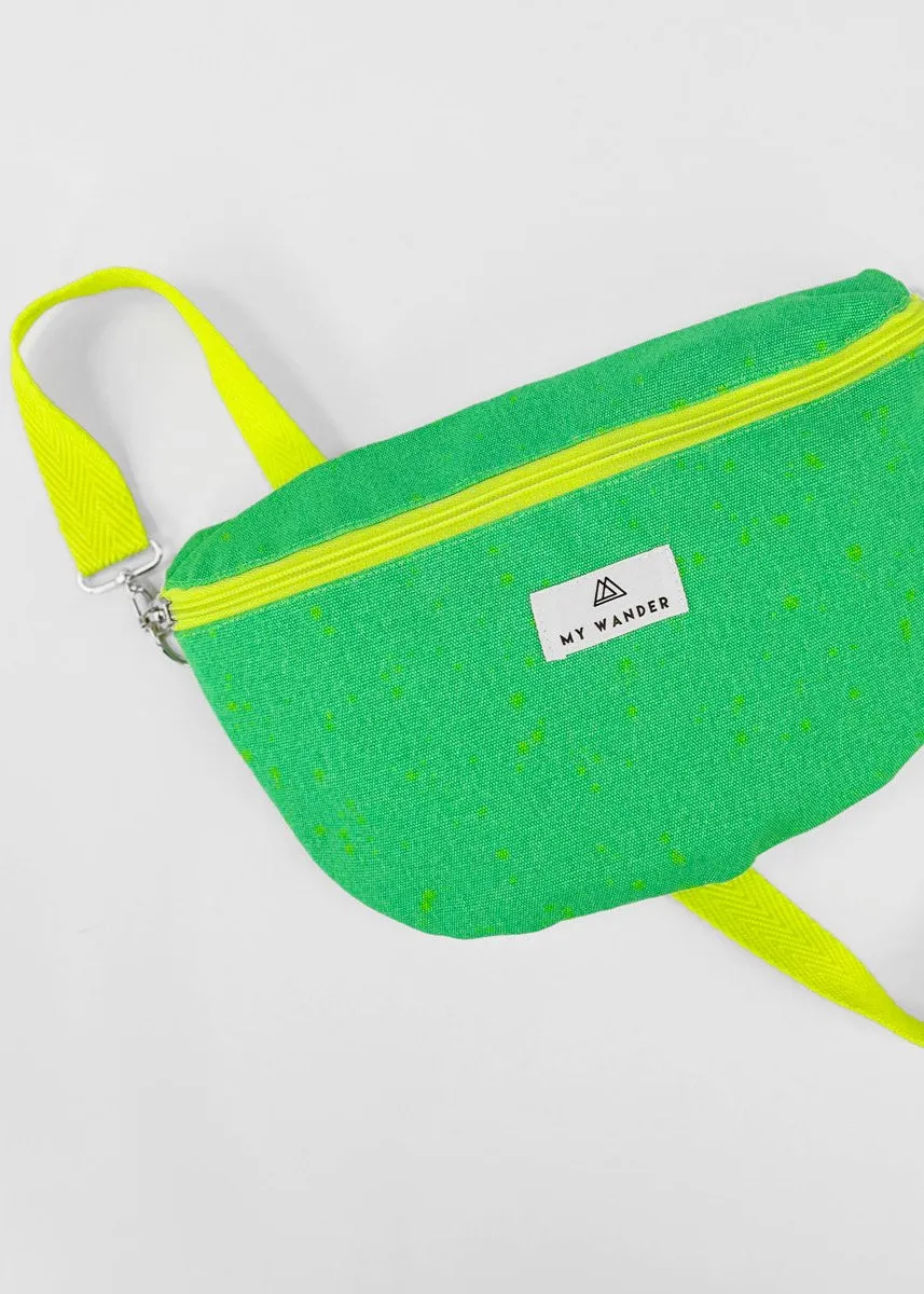 Drops Green Shoulder Bag Fanny Pack