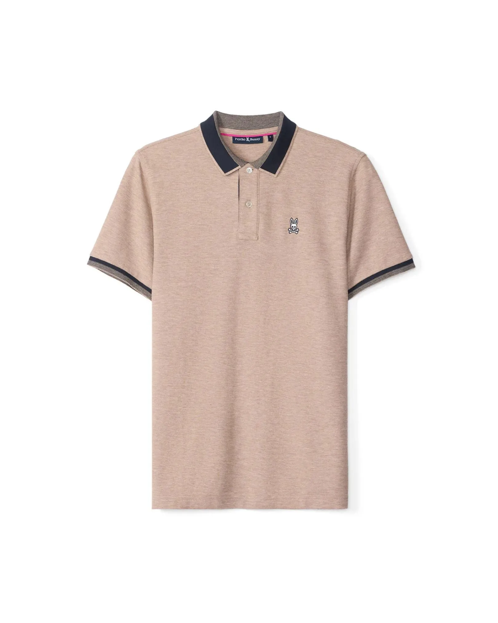 Duvall Pique Polo - Heather Tan