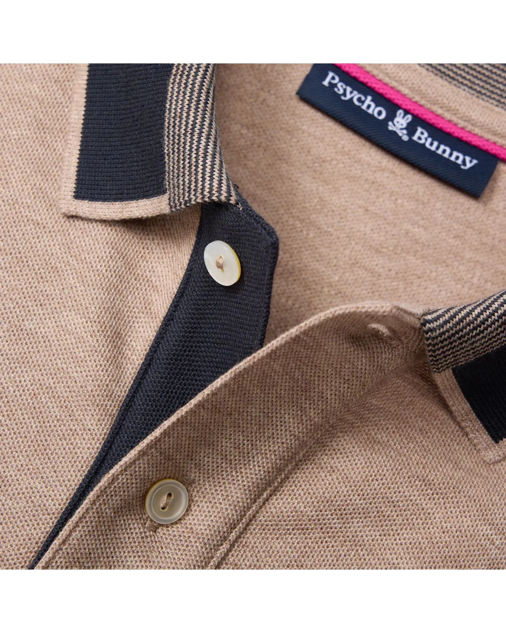 Duvall Pique Polo - Heather Tan