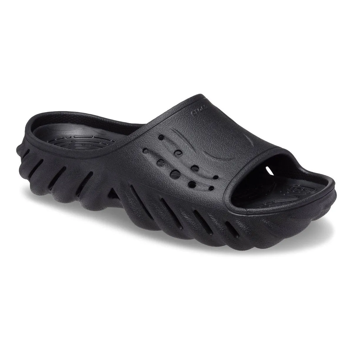 Echo Slide Black - Eco-friendly Slide Sandals in Black