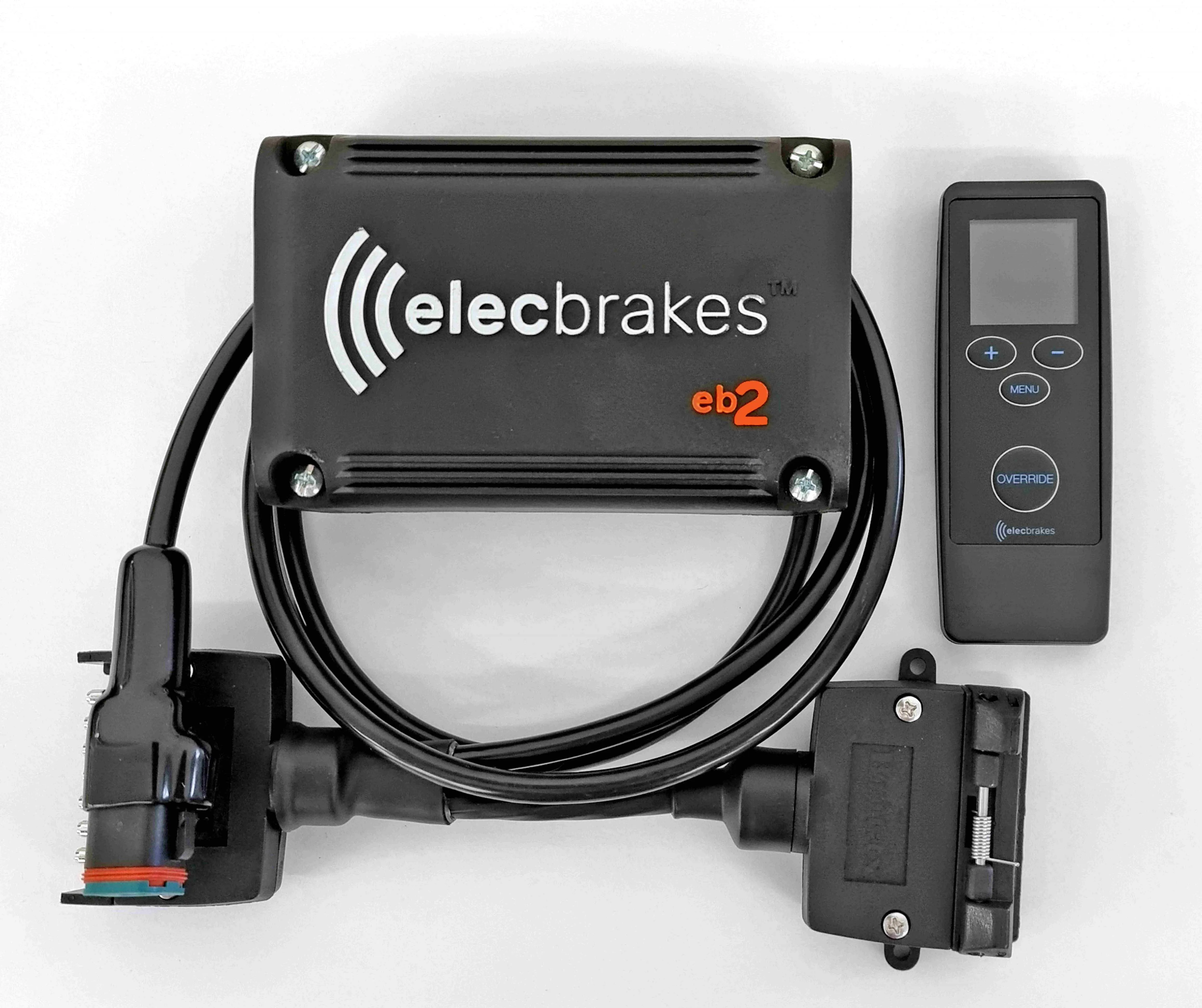 Elecbrakes Ultimate package - EB2 controller, remote & 2 plug & play adaptors (flat 12/12 & 7/12 )