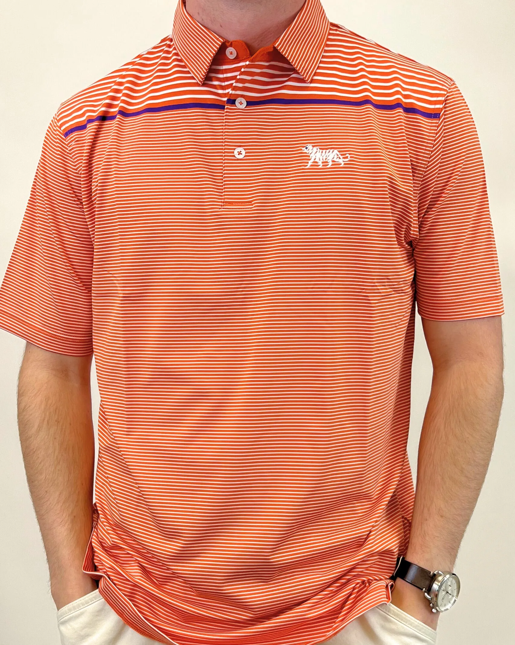 Elkmont Men's Brooks Tiger Polo