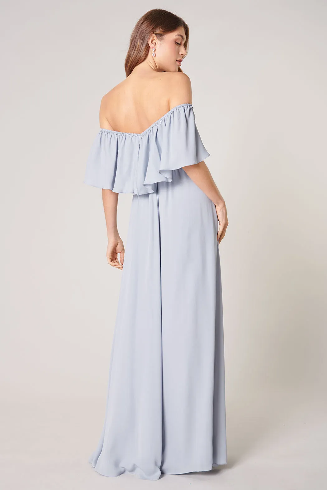 Enamored Off the Shoulder Ruffle Dress