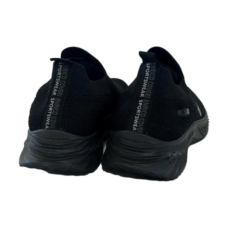 Enrico Coveri Slip-On Black Sneakers