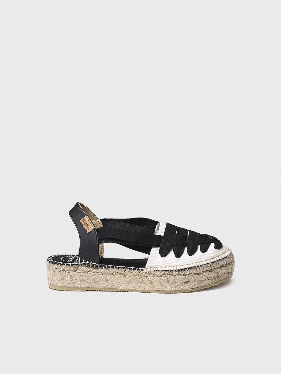 Espadrilles with crossed straps - RIO-CU