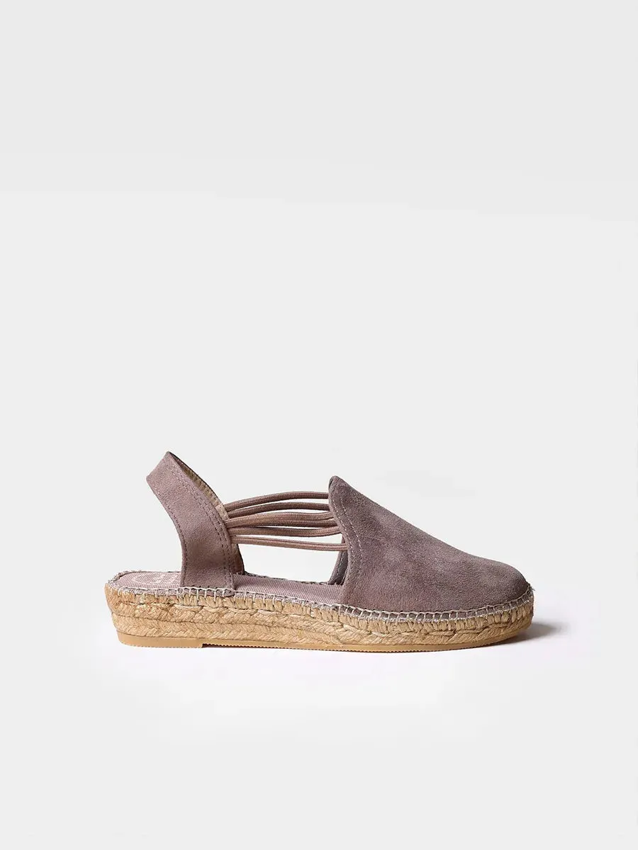 Espadrilles with elastic straps - NURIA