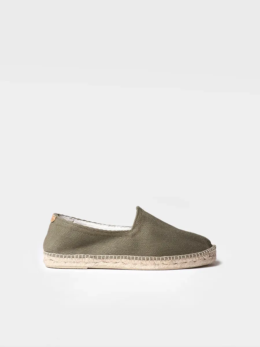 Esparto espadrilles for men in Khaki colour - MONTGRI