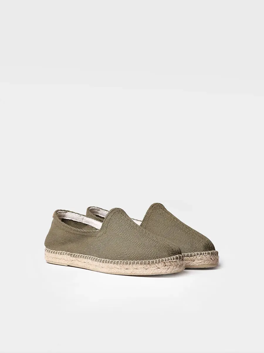 Esparto espadrilles for men in Khaki colour - MONTGRI