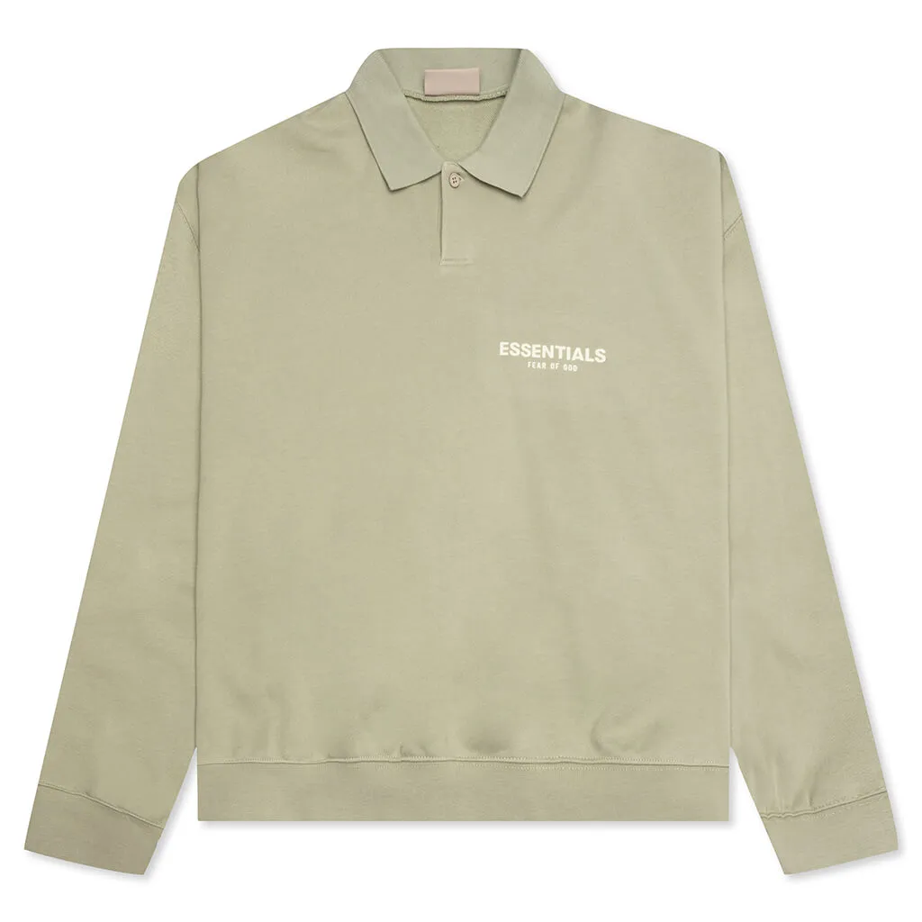 Seafoam Long Sleeve Essentials Polo