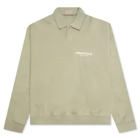 Seafoam Long Sleeve Essentials Polo