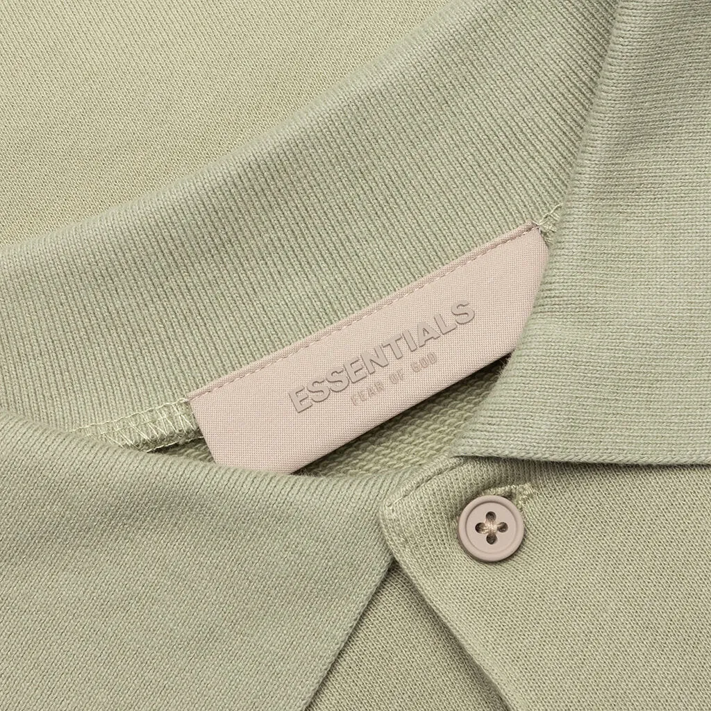 Seafoam Long Sleeve Essentials Polo