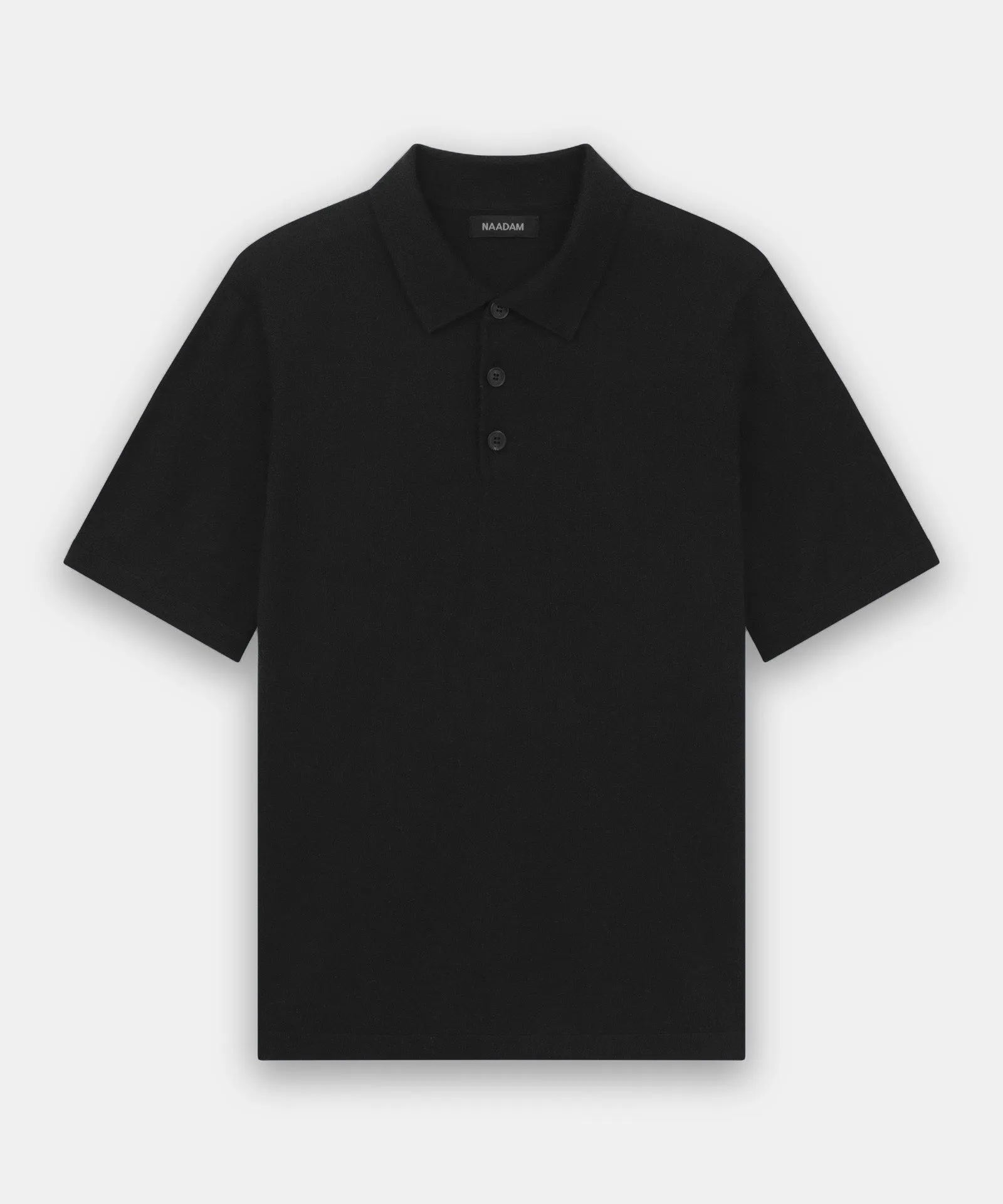 Fancy Cashmere Short Sleeve Polo