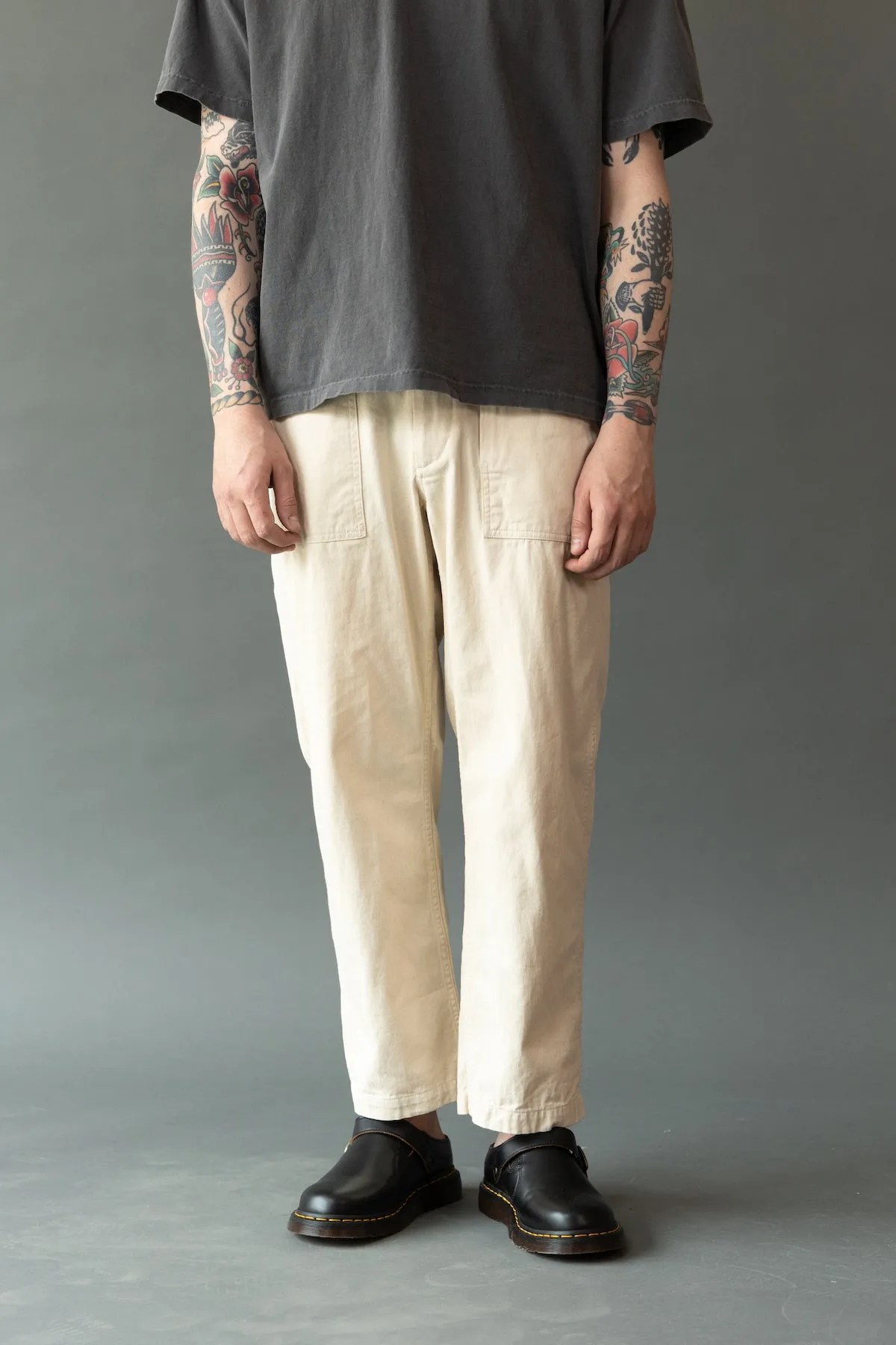 Fatigue Pant - Natural 6.5oz Flat Twill