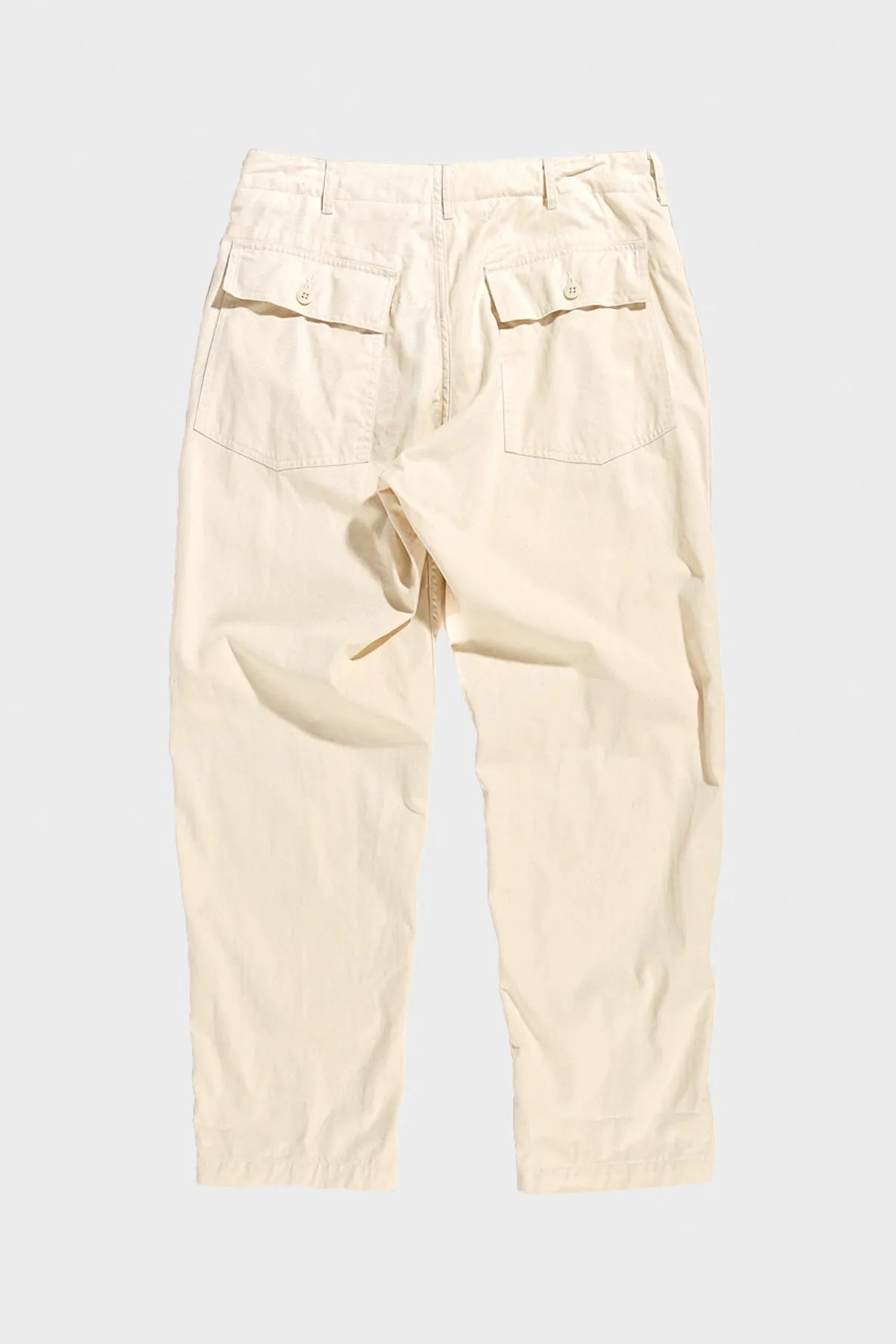 Fatigue Pant - Natural 6.5oz Flat Twill