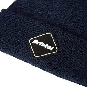 F.C Real Bristol Coolmax Emblem Knit Cap - Navy