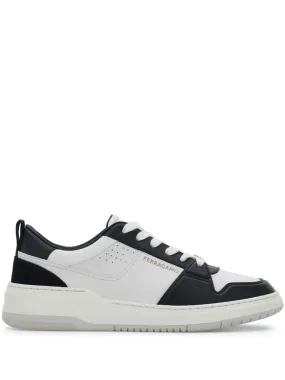 Ferragamo    Ferragamo Logo Leather Sneakers