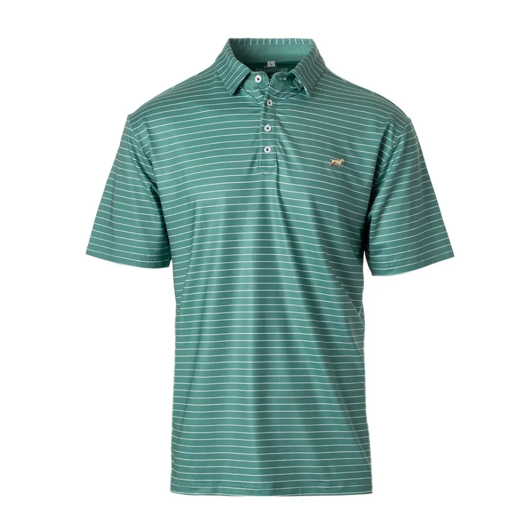 Fieldstone Youth Clubhouse Polo- Green