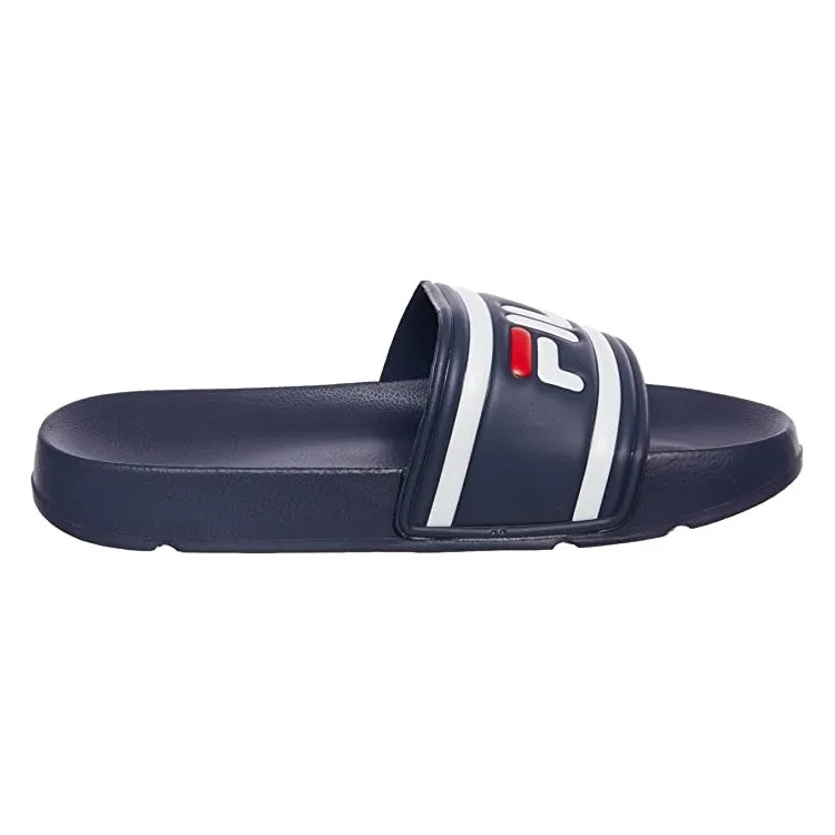 FILA Morro Bay Blue Logo Strap Slippers for Kids Unisex - Beach Pool Wear