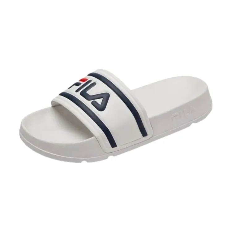 FILA MORRO BAY SLIPPER INFANTS Unisex Slippers Pool Beach White Logo Band