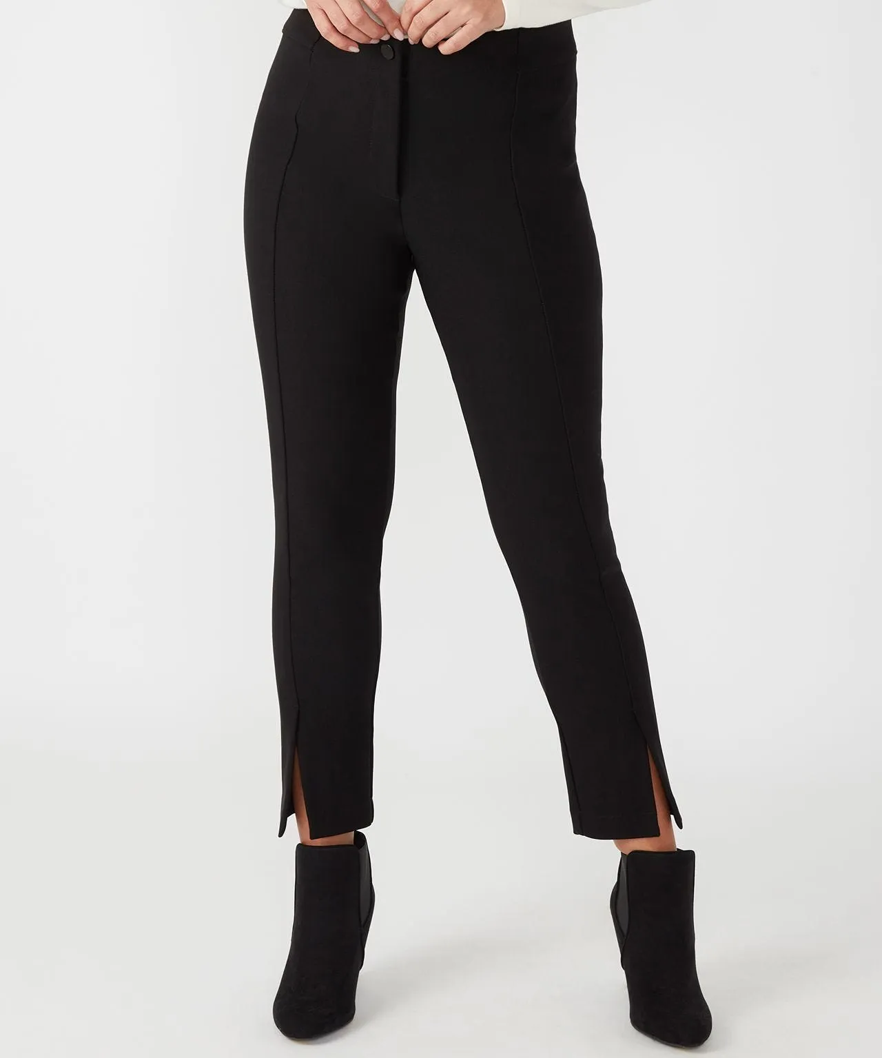 First Avenue Ankle Grazer Slim Trousers