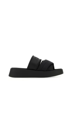 Flatform Sandals Black