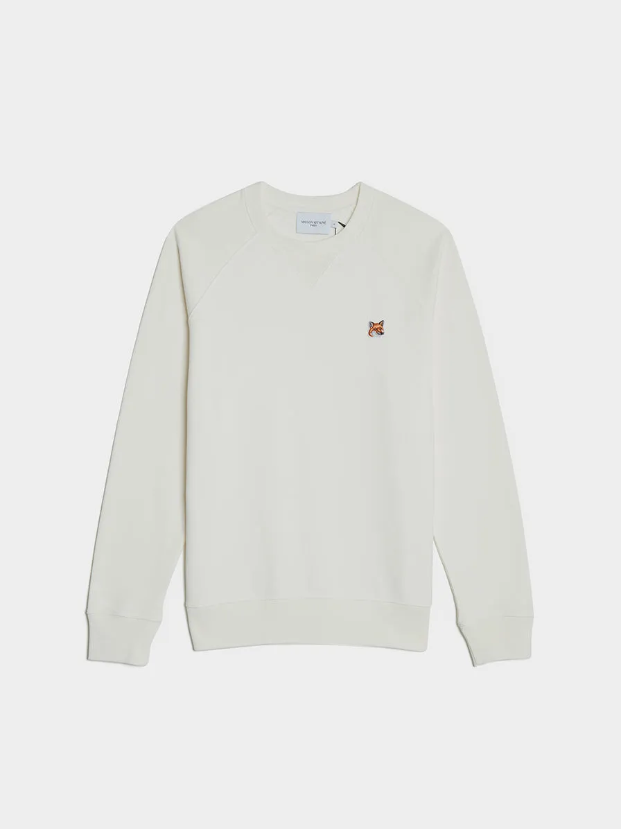 Ecru Fox Head Patch Classic Sweatshirt