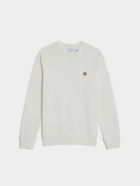 Ecru Fox Head Patch Classic Sweatshirt